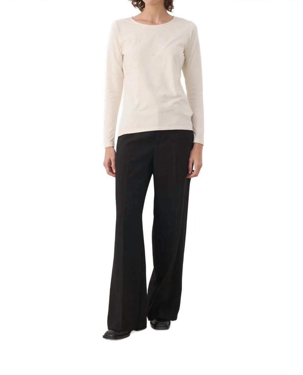 NEW PART TWO women's nemajas long sleeve top in whitecap grey